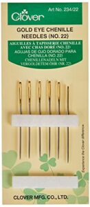 10 Best Sewing Needles for Kids: Safe Picks & Beginner Guide 1 Clover Gold Eye Chenille Needles B001E5XULG