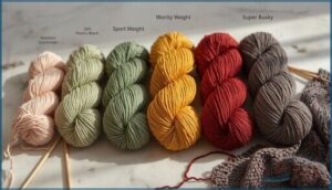 comparison to other yarn weights comparison to other yarn weights