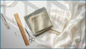 cotton blends and muslin