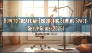 creating an ergonomic sewing space creating an ergonomic sewing space