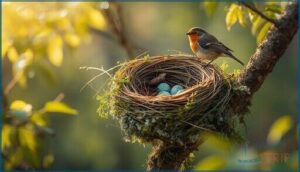cup-shaped nests cup-shaped nests