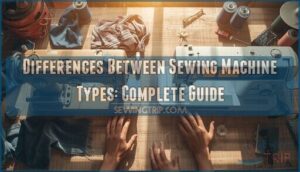 differences between sewing machine types differences between sewing machine types
