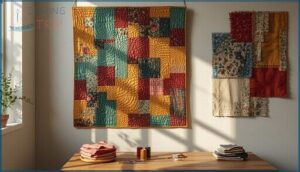 diy quilted wall hangings and fabric collages diy quilted wall hangings and fabric collages