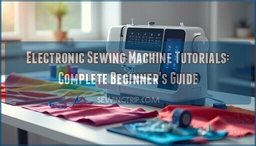 electronic sewing machine tutorials