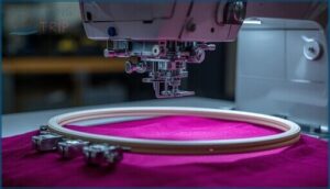 embroidery arm and hoop embroidery arm and hoop