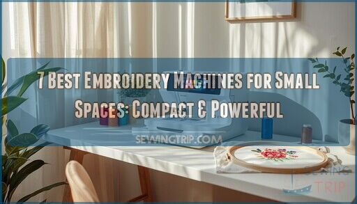 embroidery machines for small spaces