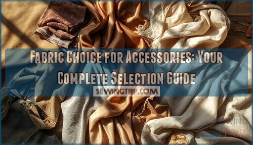 fabric choice for accessories