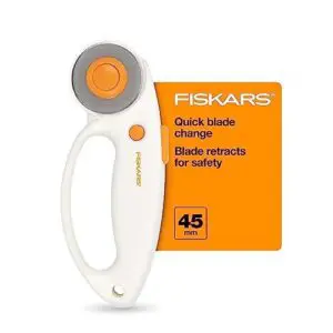 Rotary Cutters for Beginners: Tools, Tips & Safe Techniques 6 Fiskars 45mm Rotary Cutter for B0C8BQ8R8P
