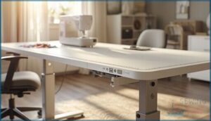 height-adjustable sewing and cutting tables height-adjustable sewing and cutting tables