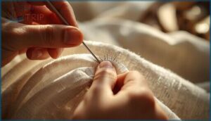 how to end hand sewing stitches how to end hand sewing stitches