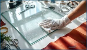 how to prepare glass and fabric for gluing how to prepare glass and fabric for gluing