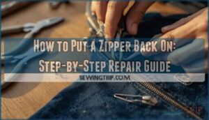 how to put a zipper back on how to put a zipper back on