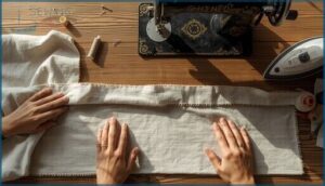 how to sew basic hem types how to sew basic hem types