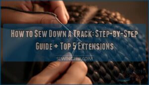 how to sew down a track how to sew down a track