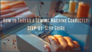 how to thread sewing machine correctly how to thread sewing machine correctly