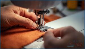 inserting sewing needles inserting sewing needles