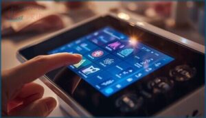 lcd screen and user interface lcd screen and user interface