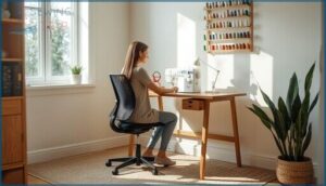 maintaining proper sewing posture and position maintaining proper sewing posture and position