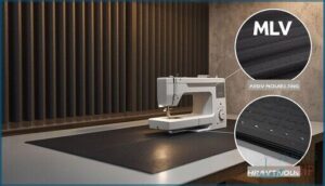 mass-loaded vinyl for added stability