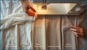 matching stitch settings to fabric types matching stitch settings to fabric types