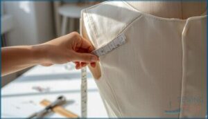 measuring armscye length and depth measuring armscye length and depth