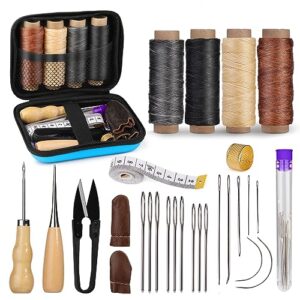 10 Best Sewing Needles for Leather: Types, Sizes & How to Choose 1 MORFEN Leather Sewing Kit, Leather B0894S496F