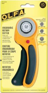 Rotary Cutters for Beginners: Tools, Tips & Safe Techniques 10 Olfa Deluxe Rotary Cutter 45mm 1 B015TARZMQ