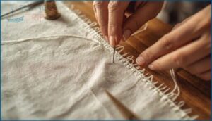 overcast stitch for edge finishing overcast stitch for edge finishing