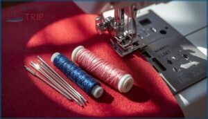 pairing thread with needle and machine pairing thread with needle and machine