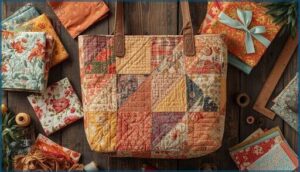 patchwork, quilted, and detailed patterns patchwork, quilted, and detailed patterns