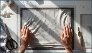 preparing stretchy fabric before cutting preparing stretchy fabric before cutting