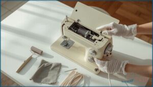 preparing your sewing machine for cleaning preparing your sewing machine for cleaning