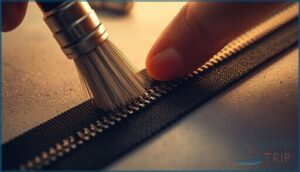 preparing zipper teeth for reattachment preparing zipper teeth for reattachment