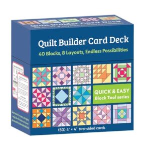 Gift Ideas for Quilters: Tools, Books & Unique Finds (2025) 3 Quilt Builder Card Deck: 40 1644030365