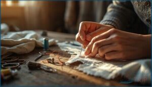 repairing and reinforcing sewing fabrics repairing and reinforcing sewing fabrics