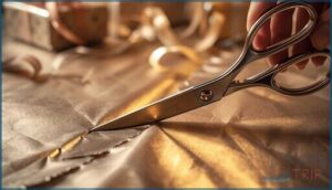 repurposing fabric scissors for cutting wrapping paper repurposing fabric scissors for cutting wrapping paper