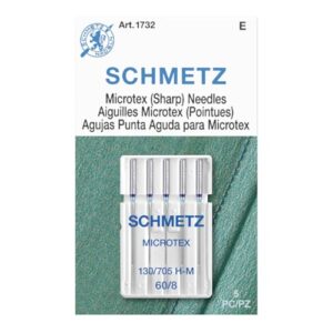 Best Sewing Needles for Silk: 6 Picks + Expert Tips (2025) 3 SCHMETZ Microtex Sharp Sewing Machine B000B836KC
