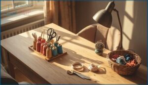 setting up your sewing workspace