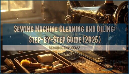 sewing machine cleaning and oiling