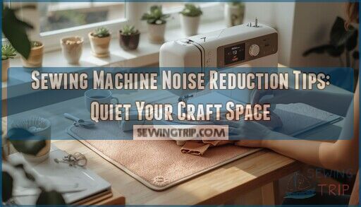 sewing machine noise reduction tips