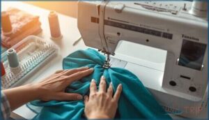 sewing machine operation sewing machine operation