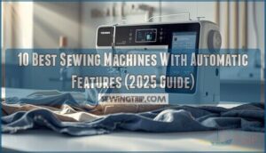 sewing machine with automatic features sewing machine with automatic features
