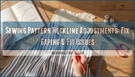 sewing pattern neckline adjustments