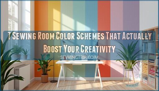 sewing room color schemes