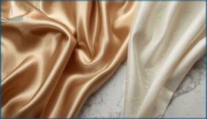 silk (charmeuse, crepe de chine) silk (charmeuse, crepe de chine)