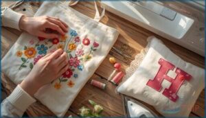 simple appliqué and embellishments simple appliqué and embellishments