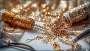 specialized needles for metallic threads specialized needles for metallic threads