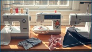 specialized sewing machines (sergers, embroidery, coverstitch) specialized sewing machines (sergers, embroidery, coverstitch)