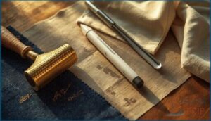 specialized tools (pouncers, hera markers, awls) specialized tools (pouncers, hera markers, awls)