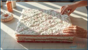 stabilizing and securing quilt layers stabilizing and securing quilt layers